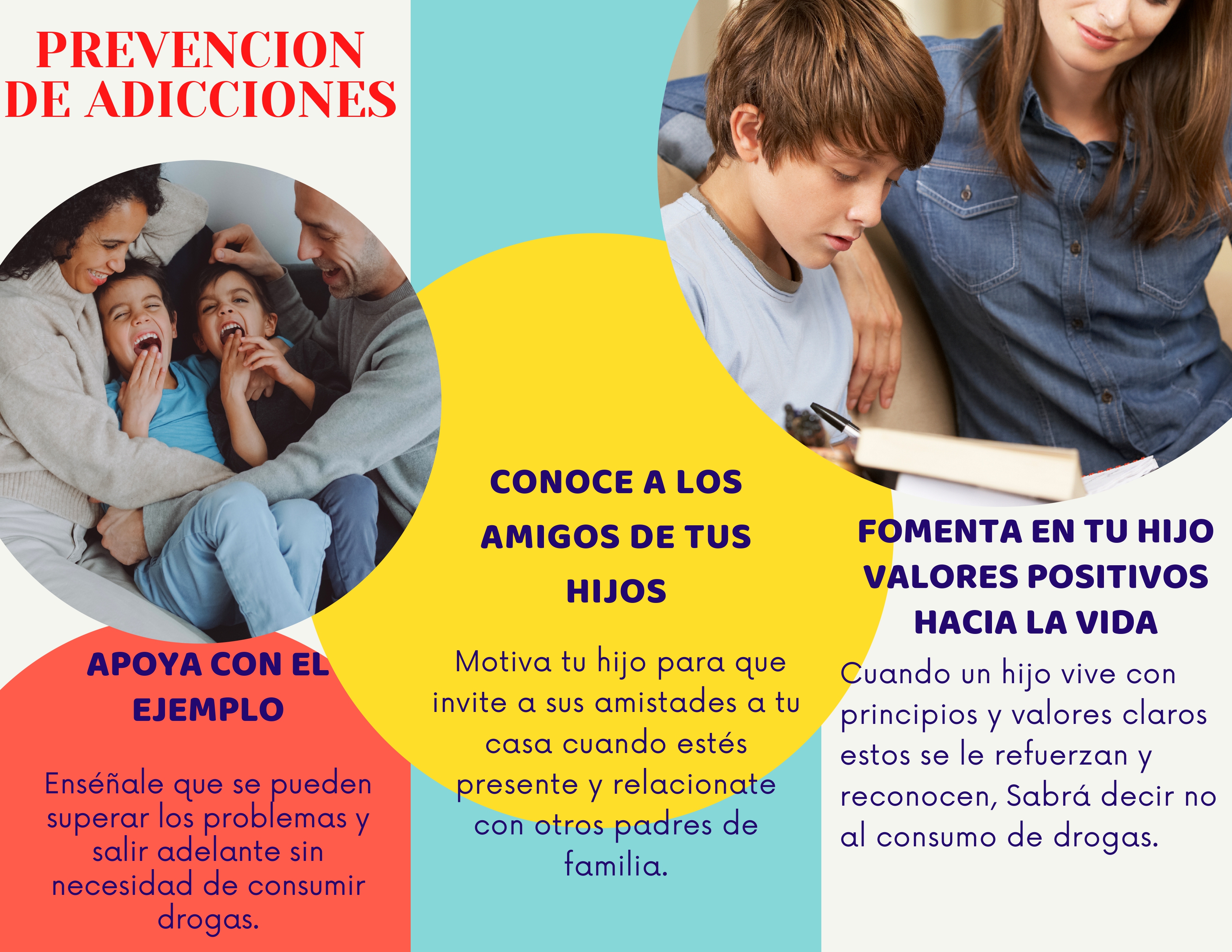 Cartilla de prevención de adicciones - página 1